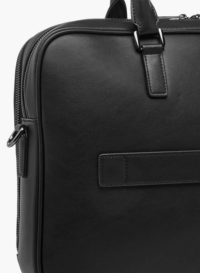 DUCHINI BLACK Men Detachable Strap Portfolio Bag for Men | Best Price UAE